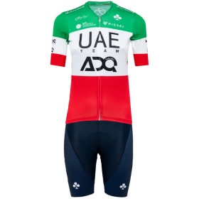 Set Fietsshirt + Korte Koersbroek 2025 UAE TEAM EMIRATES